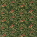 Mulberry Forest Ducks Velvet Emerald Fabric