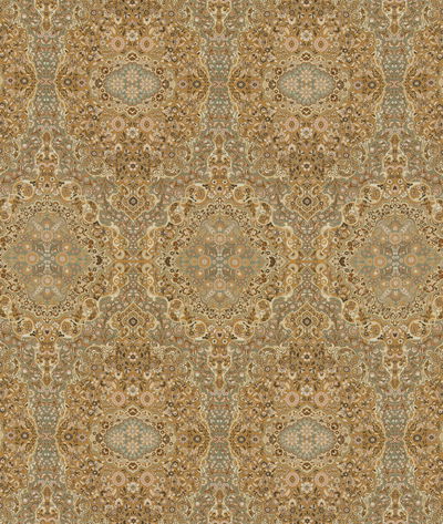 Mulberry Woodland Paisley Ochre Fabric