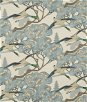 Mulberry Flying Ducks Blue Fabric