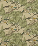 Mulberry Flying Ducks Emerald