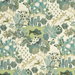 Mulberry Glendale Teal/Leaf Fabric