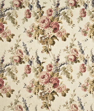 Mulberry Vintage Floral Antique/Rose Fabric