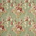 Mulberry Vintage Floral Coral/Sage Fabric