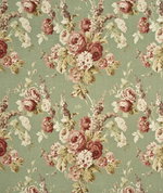 Mulberry Vintage Floral Coral/Sage
