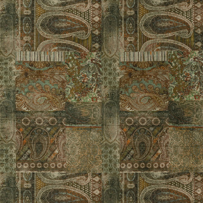 Mulberry Lomond Velvet Emerald Fabric