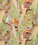 Mulberry Game Birds Velvet Stone/Multi