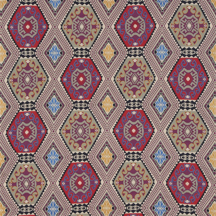 Mulberry Magic Carpet Plum Fabric