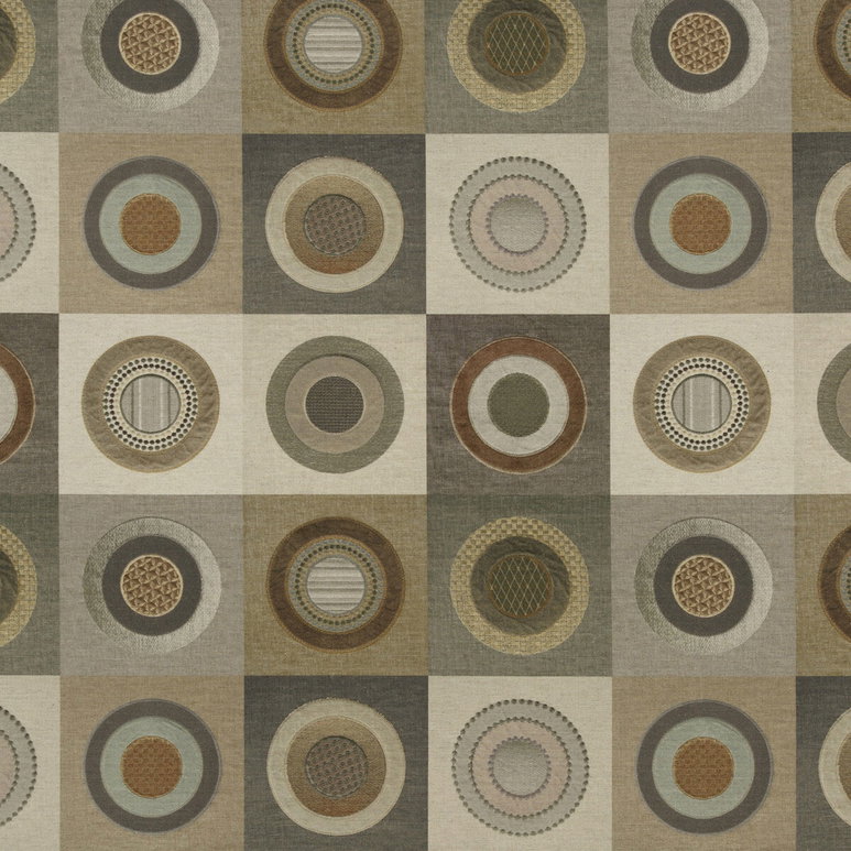 Mulberry Dress Circle Linen Warm Grey Fabric