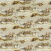 Mulberry Morning Gallop Linen Grey/Sand Fabric