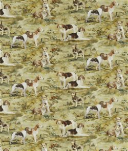 Mulberry Mulberry Hounds Linen Multi