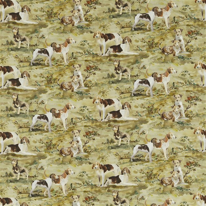 Mulberry Mulberry Hounds Linen Multi Fabric