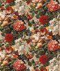 Mulberry Floral Pompadour Spice Fabric