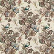 Mulberry Artist Garden Sage Fabric