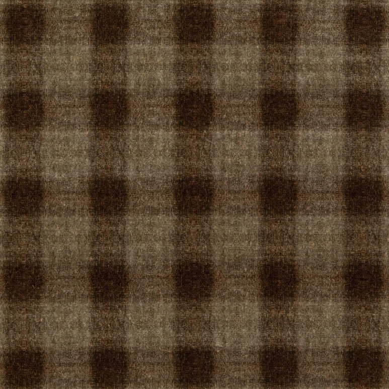 Mulberry Highland Check Woodsmoke Fabric
