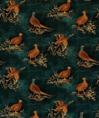 Mulberry Game Show Teal Fabric
