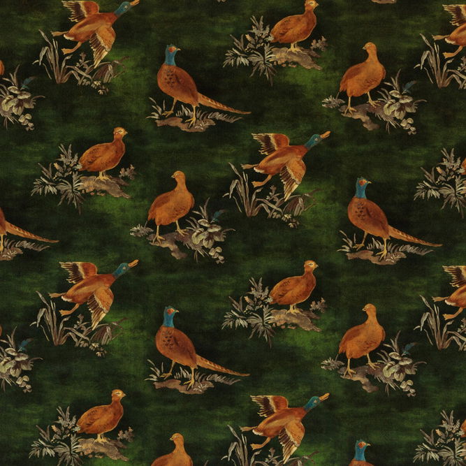 Mulberry Game Show Emerald Fabric