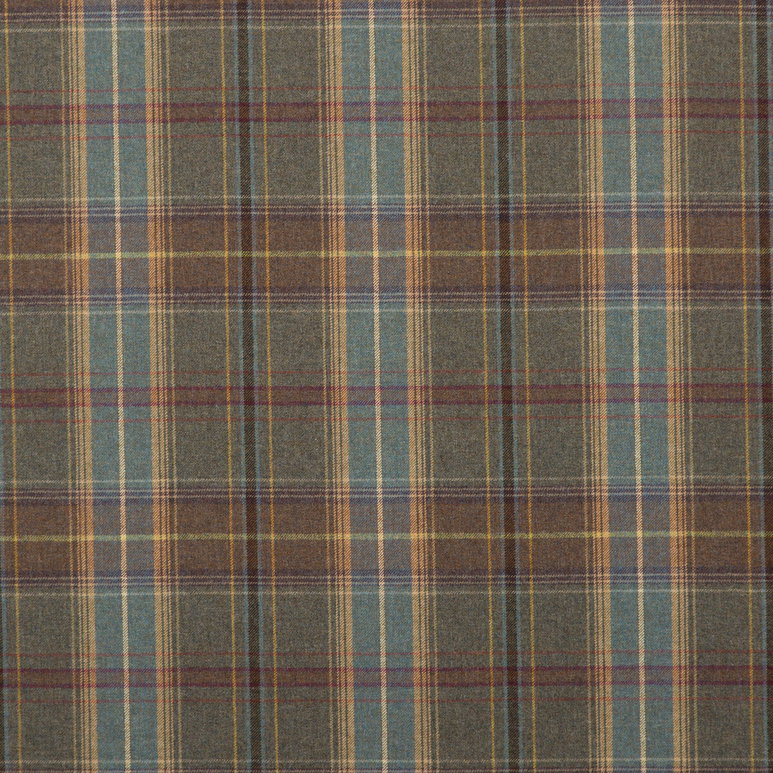Mulberry Shetland Plaid Heather Fabric