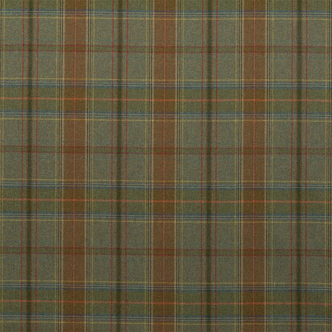 Mulberry Shetland Plaid Lovat Fabric
