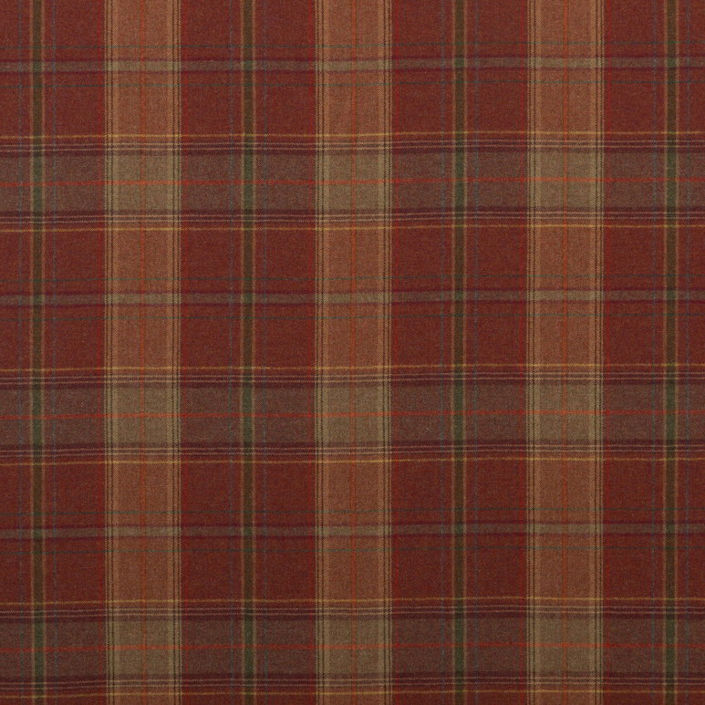 Mulberry Shetland Plaid Russet Fabric