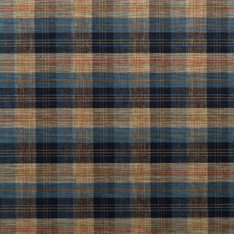 Mulberry Clan Chenille Blue/Mole Fabric