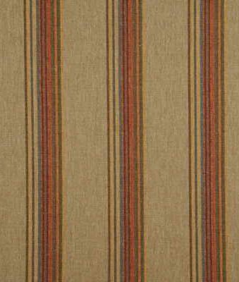 Mulberry Twelve Bar Stripe Sage/Sand/Wine Fabric