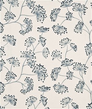 Mulberry Meadow Linen Soft Blue Fabric
