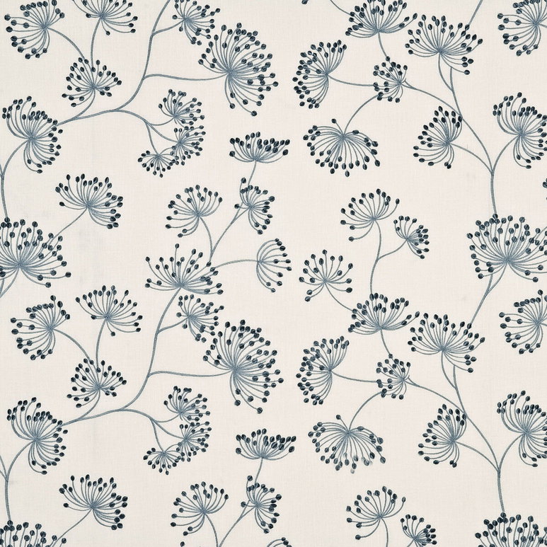 Mulberry Meadow Linen Soft Blue Fabric