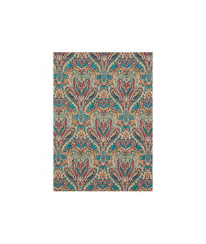 Mulberry Bohemian Paisley Teal Fabric
