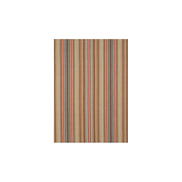 Mulberry Tapton Stripe Teal/Russet Fabric