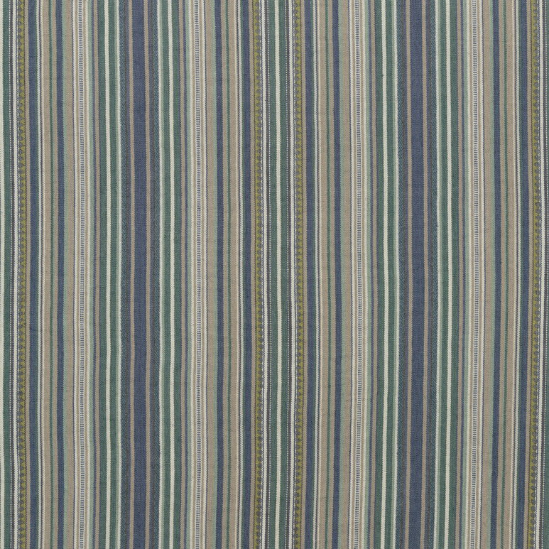 Mulberry Tapton Stripe Teal/Indigo Fabric