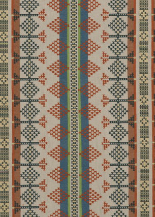 Mulberry Saddle Blanket Teal Fabric