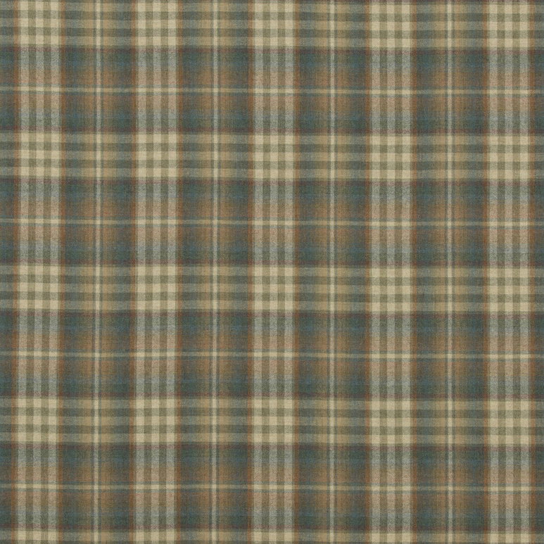 Mulberry Nevis Teal/Russet Fabric