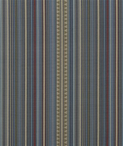 Mulberry Pageant Stripe Indigo Fabric