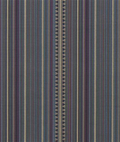 Mulberry Pageant Stripe Teal Fabric