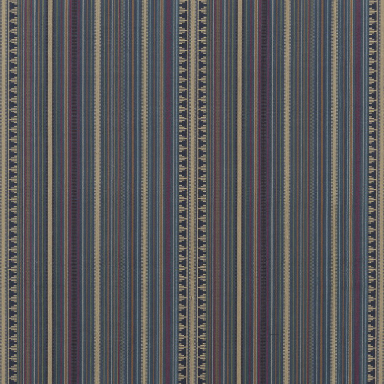Mulberry Pageant Stripe Teal Fabric