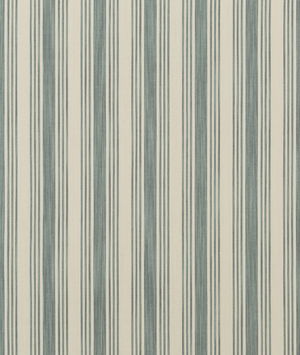 Mulberry Hammock Stripe Teal Fabric