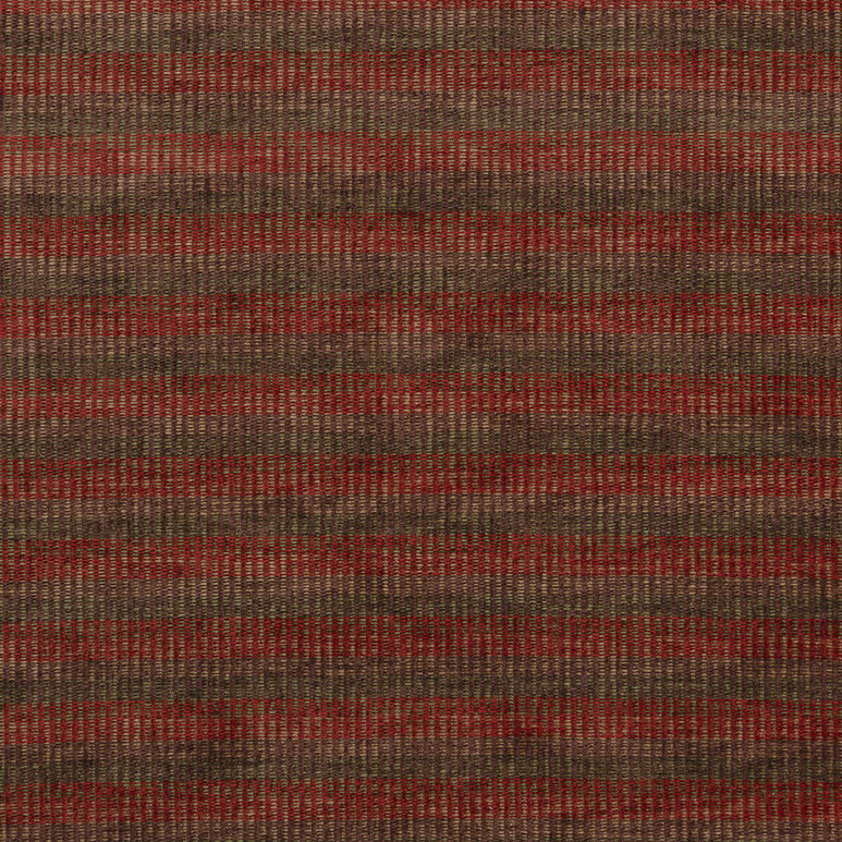 Mulberry Rattan Chenille Red/Green Fabric