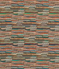 Mulberry Landscape Teal/Spice Fabric