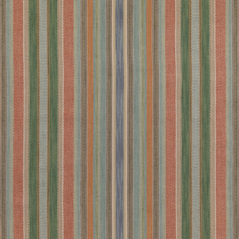 Mulberry Rustic Stripe Spice Fabric