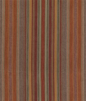 Mulberry Rustic Stripe Red/Plum Fabric
