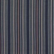 Mulberry Racing Stripe Indigo Fabric