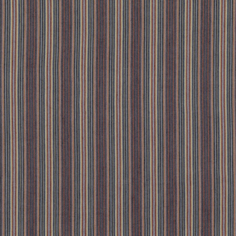 Mulberry Falconer Stripe Indigo/Red Fabric