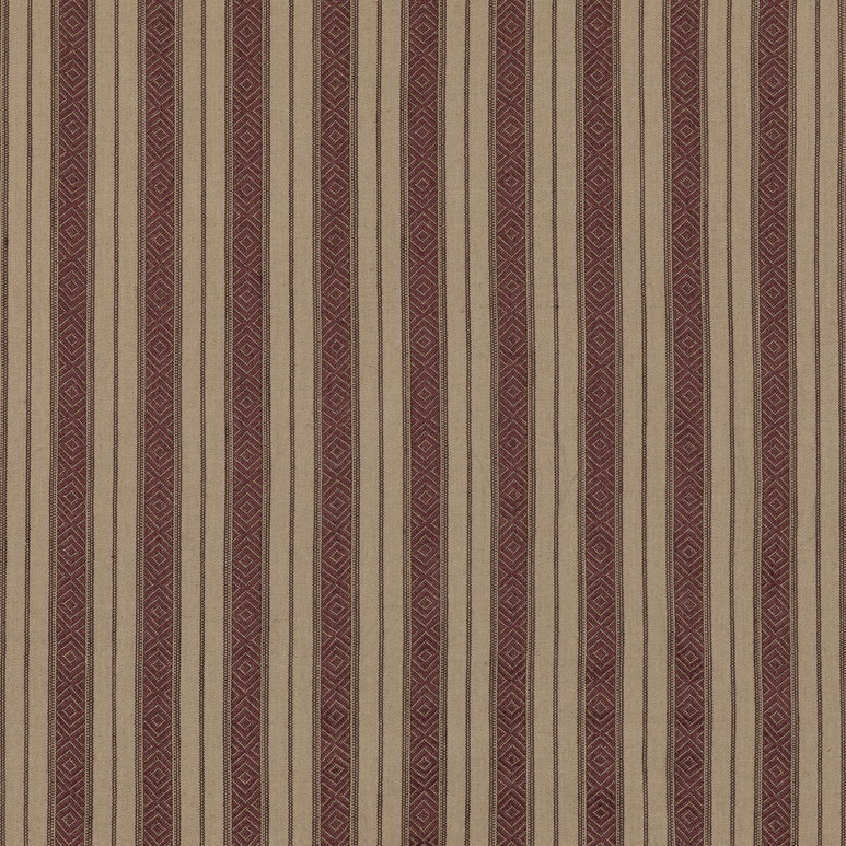Mulberry Cowdray Stripe Plum Fabric