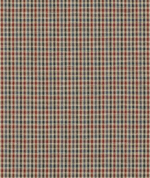 Mulberry Babington Check Red/Blue Fabric