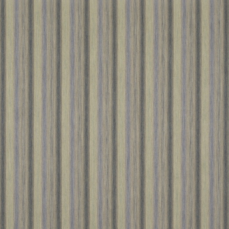 Mulberry Shepton Stripe Blue Fabric