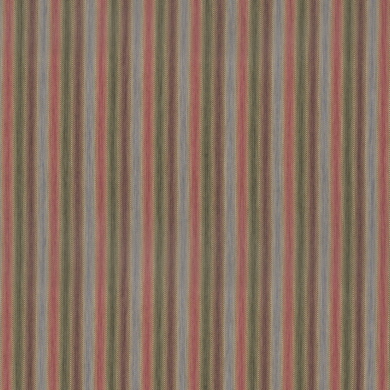 Mulberry Shepton Stripe Plum/Green Fabric