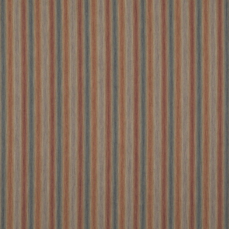 Mulberry Shepton Stripe Red/Blue Fabric