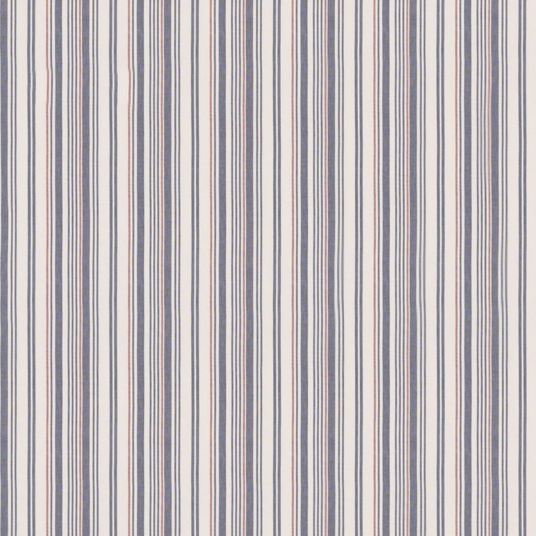 Mulberry Spinnaker Stripe Indigo/Red Fabric