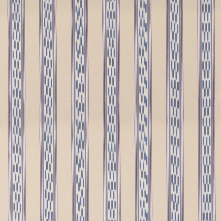 Mulberry Breezy Stripe Blue/Red Fabric