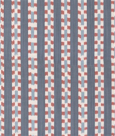 Mulberry Wayfarer Stripe Blue/Red Fabric